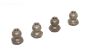 BWS55043 Aluminium Kogels Ø11/M5-H16 mm BWS-LOSI, 4 st.