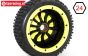 BWS69034/02 Mini-Pin zwart-geel Ø180-B75 mm, 2 st