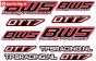 TPS19/080 BWS DTT-7 Stickers, 1 st