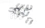 TPS150/06 Snel wissel clips met grip Ø6 mm, 10 st