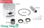 CY0142/08 Chung Yang zuiger 23cc-Ø32 mm, Set