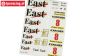 FG2060 Team Stickers Mc. Laren GTR, Set