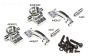 FG4406 Alu-Fusees a-symetrisch 2WD, Set