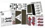 FG46155 Stickers Jeep 4WD, Set