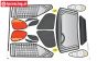 FG64155/01 Stickers TR4 Truggy, Set