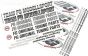 FG6571 FG Stickers Grijs, Set