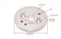 FG66514/02 Alu-Motor bevestiging ring, 1 st.