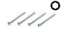 FG6724/30 Inbus Bolkop M3-L30 mm, 4 st.