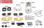 FG68407 Alu-Differentieel 4 voudig sper 4WD, Set.