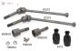 FG68431 Kardan as voor-as 1/6 4WD M8, Set