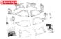 FG68515 Aluminium Ombouw set 1/6 2WD, 1 st.