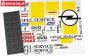 FG7263 Stickers Opel V8 opel Service, Set