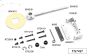 FG6045/02 Stalen Rem as hevel, 2 St.