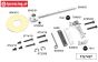 FG7497 Centrale tussen as rem, '97, Set