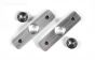 FG8469 Alu-rem excenter plaat, 2 St.