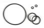 FG8600/11 Differentieel O-ring, Viscose, Set