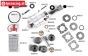 FG8604 Alu-Differentieel Viscose sper, Set.