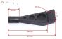 FG9015 Kap zij steun, L123 mm, 2 st.