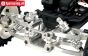 FG6496/02 Alu-voor as bok B, 1/6 2WD, 1 st.