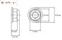 TPS1225/03 Alu borgmoer M5 Zilver, 10 st.