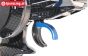 EBT6639B Alu-Gas-Rem hevel blauw Futaba PX-Serie, Set