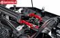 5T3/025F-R LOSI 5IVE-TE 3.0 Alu-brace boven rood, 1 st.
