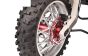 MX007-G PROMOTO Alu wiel as achter Groen, set