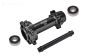 MX007-BK PROMOTO Alu wiel as achter zwart, set