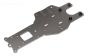 HPI102169 Chassis plaat achter onder Gun-Metal, 1 st.
