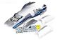 HPI7790 Kap 5B Blauw/Zilver/Wit, Set