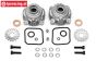 HPI85427 Aluminium Differentieel huis, Set