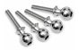 HPI86412 Stalen gewricht kogel, M4-Ø10 mm, 4 St.