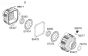 TPS86478 Differentieel pakking rubber HPI-ROVAN, 4 st.