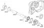 HPI86667 Tussen as keerring, 2 st.