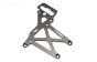 HPI87289 HD Plaat achter boven Gun-Metal, 1 st.