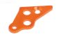 HPI87489 Motor steun plaat links Oranje, 1 st.