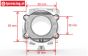 TPS0054 Zenoah G320-32cc Motor flens LOSI, 1 st.