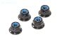 HPIZ684 Stalen Borgmoer met flens M4, 4 St.
