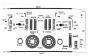 FG8469 Alu-rem excenter plaat, 2 St.