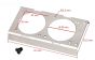 FG66518 Aluminium Koelventilator houder, 1 st.