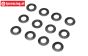 LOS-2071 LOSI LMT 2.0 HD Servo-saver ring zacht, 12 st.