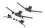 LOS-2283 Promoto-MX/SM stuur met handgr., set