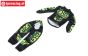 LOS-2296 PROMOTO FXR Podium Gladiator motorpak zwart/groen, set