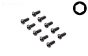 LOS235005 LOSI Inbus bolkop M2,5-L6, 10 st.