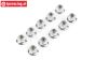 LOS235015 Stalen Borgmoer met flens M4, 10 St.