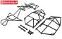 LOS251053 LOSI DBXL 2.0-E Rol kooi flip-over, set