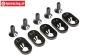 LOS252106 Motor plaatjes 21,5T LOSI 5T 2.0, 4 st.