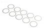 LOS252127 Differentieel pas ringen DBXl-MTXL, 10 st.