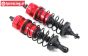LOS253003 Schokdemper achter rood DBXL-MTXL, 2 st.