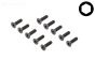 LOS255019 Inbus verzonken kop M4-L14 mm, 10 st.